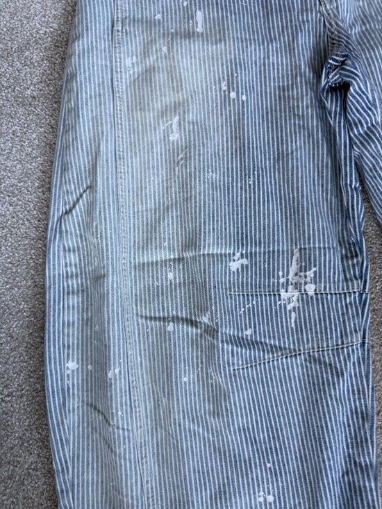 Free People Good Luck Paint Splatter Stripe Jeans, 28 - Picture 10 of 14